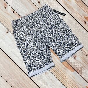 NWT Tribal size 8 marigold floral pull on shorts